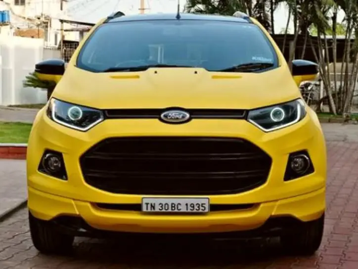 Yellow Modified Ford Ecosport