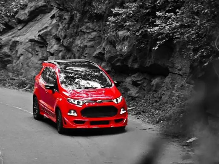 red modified ecosport photo
