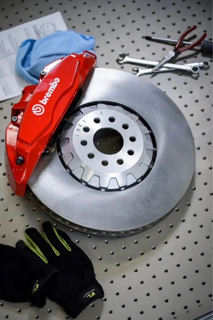 largest front disc brakes manufactured by Brembo Brakes 