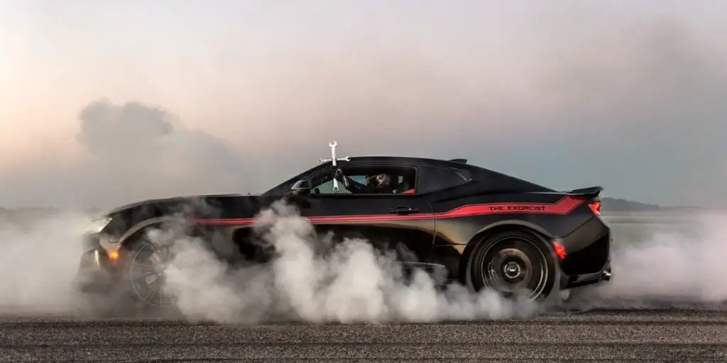  Camaro Exorcist Burnout Smoke