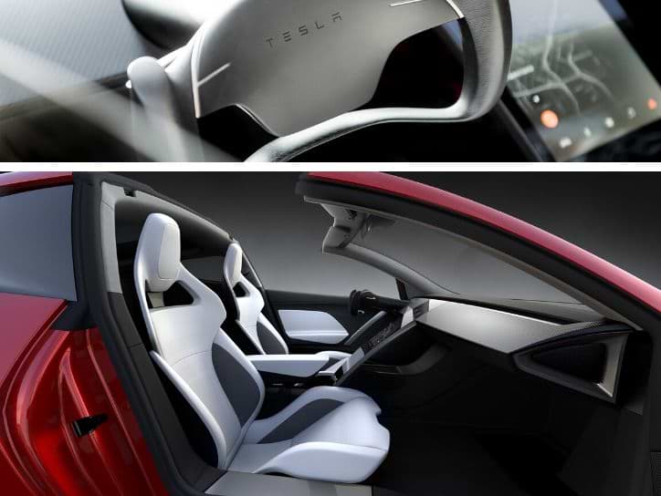 Tesla Roadster Exteriors and Interiors