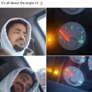 Car fuel meme