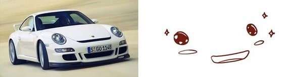 Porsche Car Face Meme