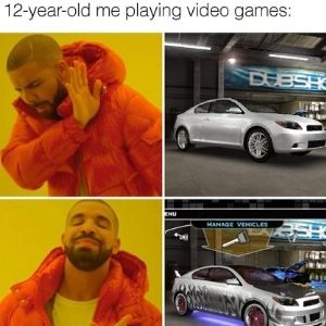 Car Video Game Meme