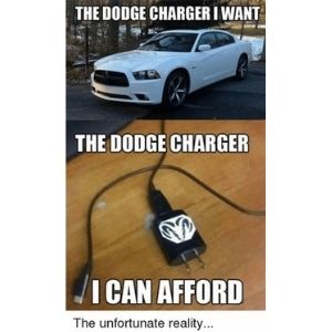 Dodge Charger Afford Meme