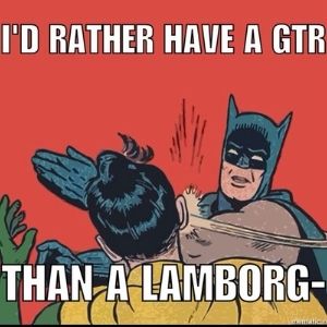 GTR vs Lamborghini Meme
