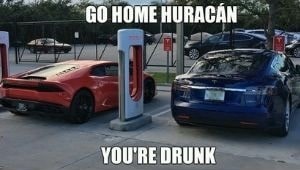 Lamborghini Vs Tesla Meme