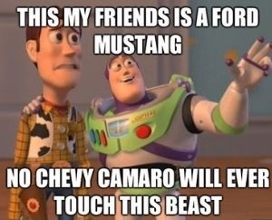 Mustang Cartoon Meme