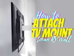 How to mount tv in RV