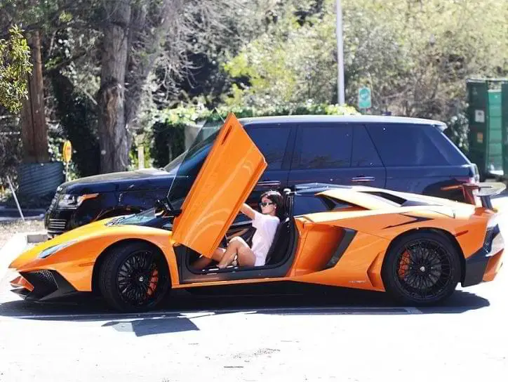 Kylie's Lamborghini Aventador SV Roadster
