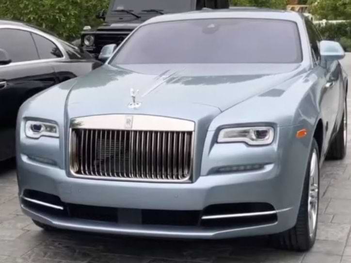 Kylie's Rolls Royce Wraith